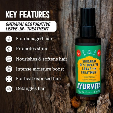 Ayurvita Leave-In Treatment Conditioner for Dry Damaged Hair