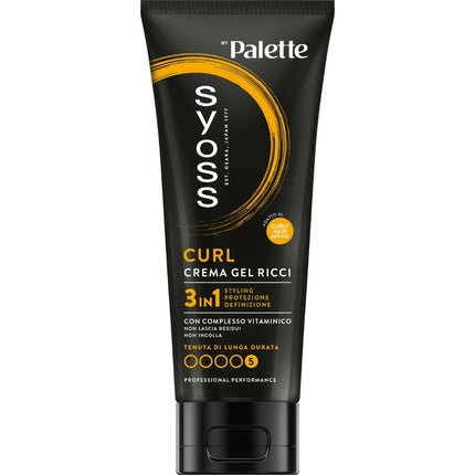 Syoss Palette Cream Gel 3 In 1 250 Ml Curly