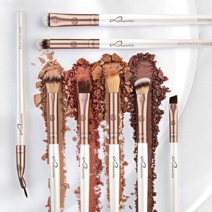 Luvia Eye Brush Set All Eye Want Eyeshadow Makeup Brush Set Perfect Blending & Application 8 Vegan Cosmetic Brushes