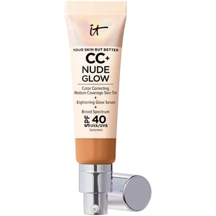 CC+ Nude Glow Lightweight Foundation and Glow Serum with SPF40 Tan