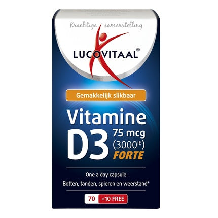 Lucovitaal Vitamin D3 75 Micrograms Forte