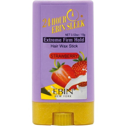 24 Hour Edge Tamer Sleek Hair Wax Stick Strawberry 0.53oz