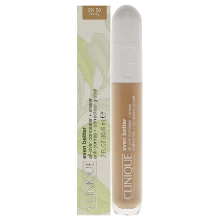 Clinique Even Better All-Over Concealer Plus Eraser CN 58 Honey 0.2 oz