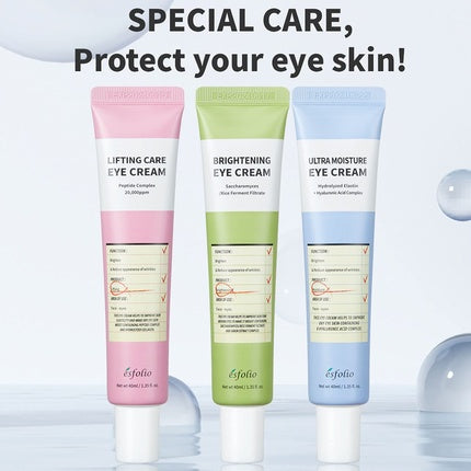 Esfolio Lifting Care Collagen & Peptide Eye Cream for Wrinkles and Fine Lines