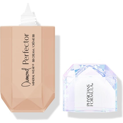 Physicians Formula Mineral Wear Diamond Perfector BB Cream with Diamond Extract and Vitamin E Lightweight Coverage Luminous Finish Medium to Tan