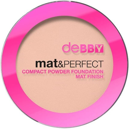 Debby By Deborah Mat & Perfect Compact Powder Foundation Mat Finish 01