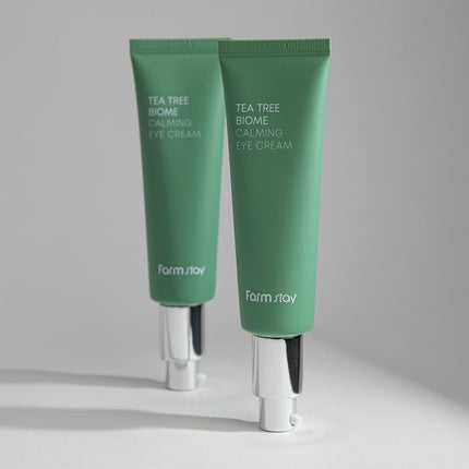 Farmstay Teatree Biome Calming Eye Cream Daily Eye Wrinkle Cream Korean Skin