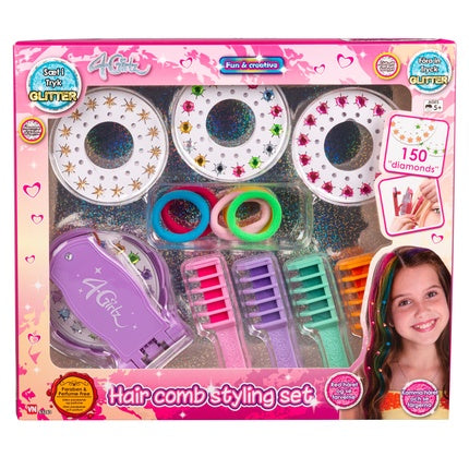 4-Girlz Hair Decoration Set With Combs