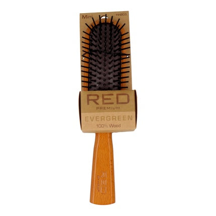 Red Kiss Premium Evergreen Wooden Brush Styling Mini