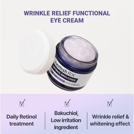 Heimish Rx Retinol Bakuchiol Eye Cream Daily Eye Cream for Anti-Aging