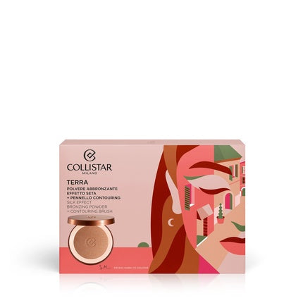 Collistar Cofanetto Terra Polvere Abbronzante Effetto Seta 09 Cristalli Di Sole Shimmer With Brush