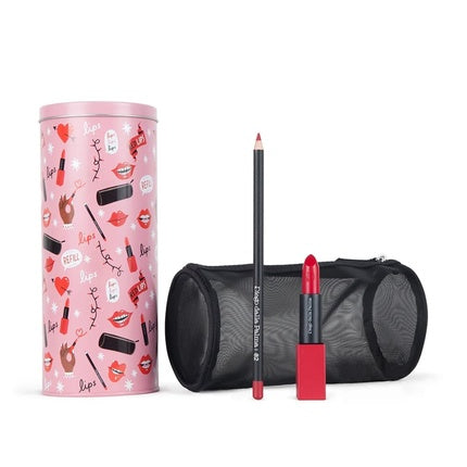 Diego Dalla Palma Gift Box for Women Lipstick Creamy Refill 10 Red Case Lip Pencil 82 with Bag