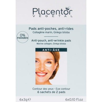 Placentor Vegetal Anti-Pouch Anti-Wrinkle Pads 6 x 3g