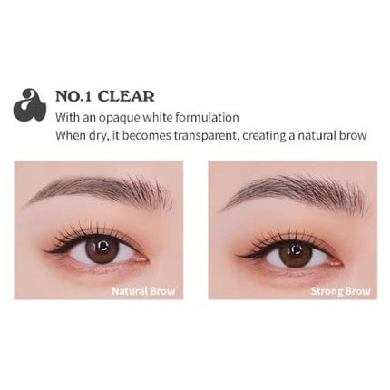 Unleashia Shaper Defining Eyebrow Fixer & Pencil Pomade Fixer No1 Clear