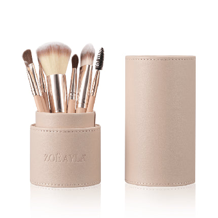 Zoe Ayla Makeup Brush Set 7 Piece with Case