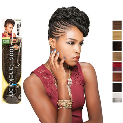 Sensationnel African Collection Jumbo Braids for Braiding Rasta Cornrows