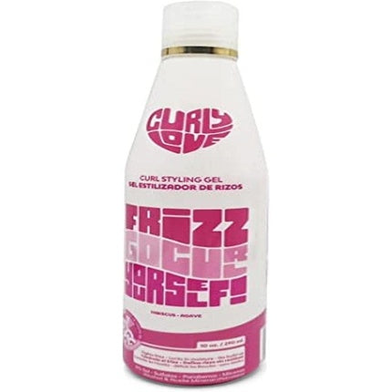 Curly Love Curl Styling Gel 290ml - Eliminates Frizz and Binds Moisture Without Residue