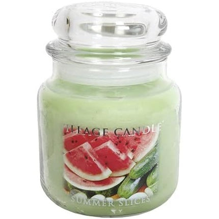 Village Candle Summer Slices 16 oz Glass Jar Scented Candle Medium