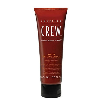 American Crew Men's Hair Matte Styling Cream Medium Hold No Shine 3.3 Fl Oz