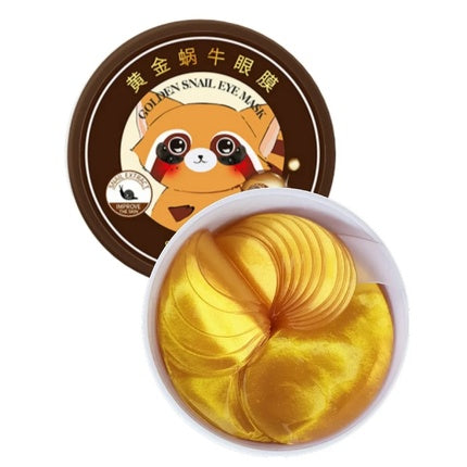 Sersanlove Golden Snail Hydrogel Eye Patches With Hyaluronic Acid And Natural Extracts - 60 Pieces