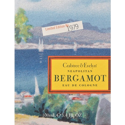 Crabtree & Evelyn Heritage Collection Eau de Cologne Bergamot 3.4 Fl Oz Neapolitan