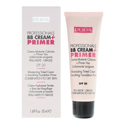 Pupa Professionals Bb Cream Primer 001 Nude Spf 20 Tinted Cream 50ml