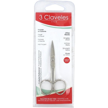 3 Claveles Straight Nail Scissors