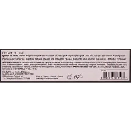 NYX Eyebrow Gel Blonde