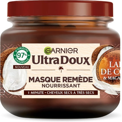 Garnier Ultra Doux Coconut Milk & Macadamia Mask Softener 340ml