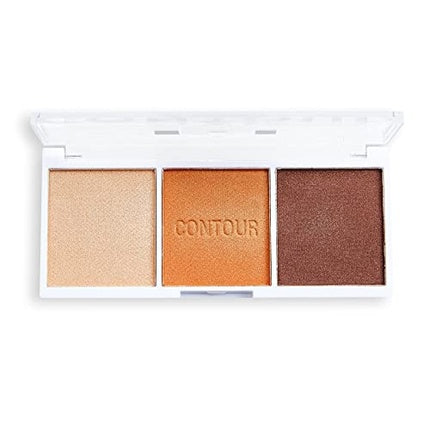 Revolution Relove Trio Contour Palette Bronze Sugar