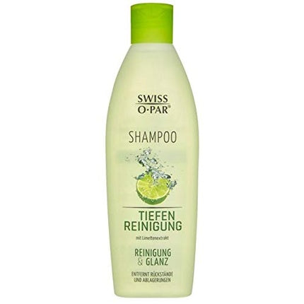 Swiss O-Par Deep Cleansing Shampoo Gently Removes All Residual 250ml