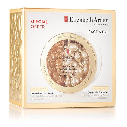 Elizabeth Arden Advanced Ceramide Capsules Face And Eye Care Gift Set For Mature Skin