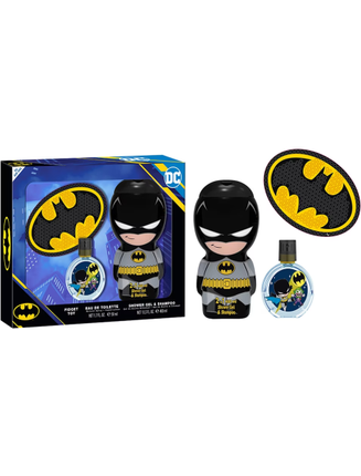 Dc Batman Gift Set - Eau De Toilette 50 Milliliters, Shower Gel Shampoo 400 Milliliters, Fidget Toy
