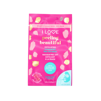I Love Beautiful Peeling Peeling Sheet Mask For Face - 10 Ml