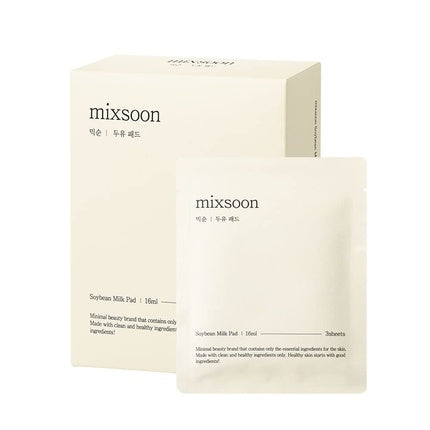 Mixsoon Soybean Milk Pad pH-Balanced Soothing Sheet Mask for Moisturization and Replenishing Skin Nutrients