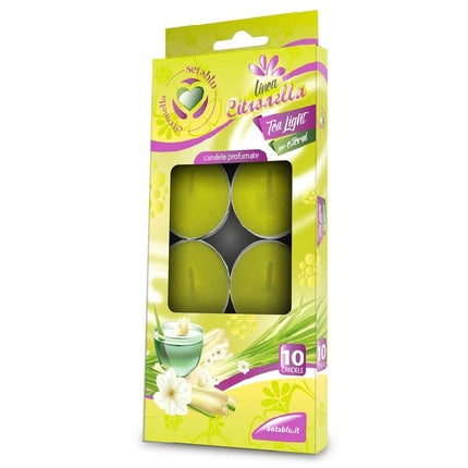 Setablu Citronella Candles 10 Pcs - Insect Repellent