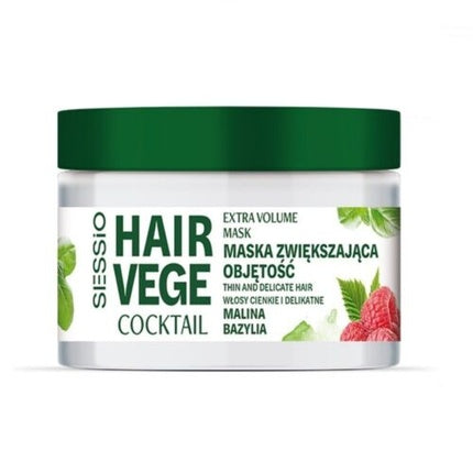 Hair Vege Cocktail Volumizing Hair Mask Raspberry and Basil