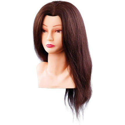 Comair Ellen Real Hair Training Head with Bust - Brown