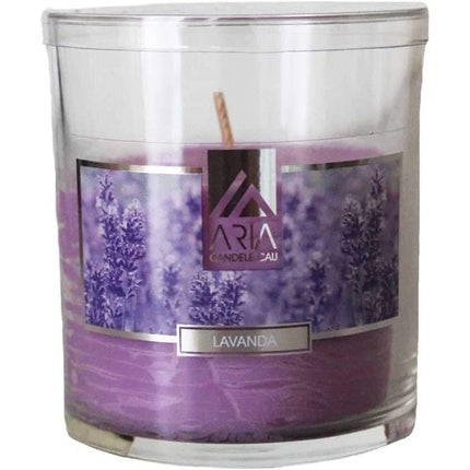 Aria Candele Cau, Art 900/C, Glass Candle, Lavender Scent, Lifespan 30 Hours