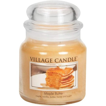 Village Candle Maple Butter Scented Candle - Crystal Yellow