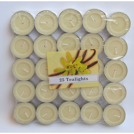 25 Tealight Vanilla Scent [Italian Import