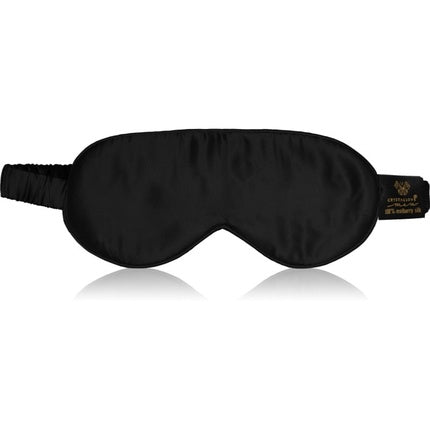 Crystallove Silk Eye Mask - Black, 1 pc