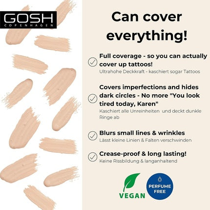 GOSH High Cover Concealer 001 Porcelain 6ml