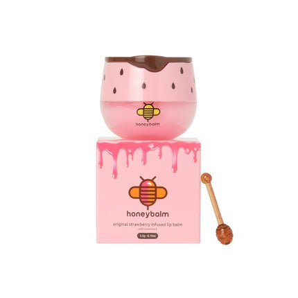Honeybalm Lip Balm Strawberry - A Nourishing Lip Balm With A Delightful Strawberry Flavor