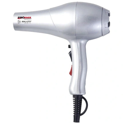 Shophair Promex Hair Dryer Rigato 2 Ionic Silver