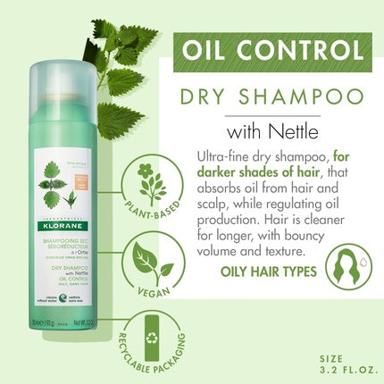 Klorane Nettle Tinted Dry Shampoo 150ml