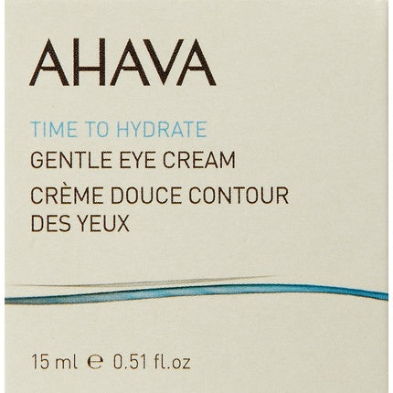 AHAVA Gentle Eye Cream Natural Dead Sea Puffiness Reducer for Delicate Skin 15ml