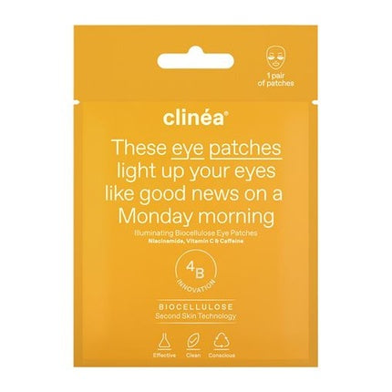 Clinea Clinea Illuminating Biocellulose Eye Patches - Hydrating And Brightening, 1 Pair