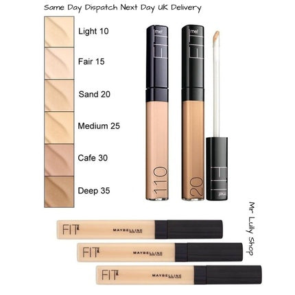 Maybelline Fit Me Gel Concealer No Waxes or Fillers All Shades 5 to 60 Fast Post