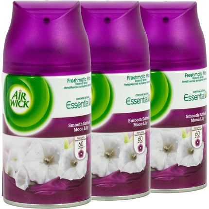 Air Wick Freshmatic Max Refills 250ml Smooth Satin & Moon Lily Scent